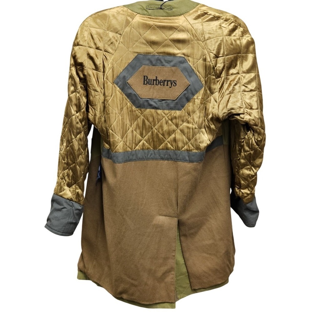 Burberrys' of London Vintage NWT‎ Quilted Wool Olive/Army Green Otterham Jacket - Picture 3 of 13